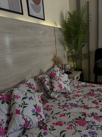 Cotton-Satin Bedsheet Set 3