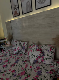 Cotton-Satin Bedsheet Set 3