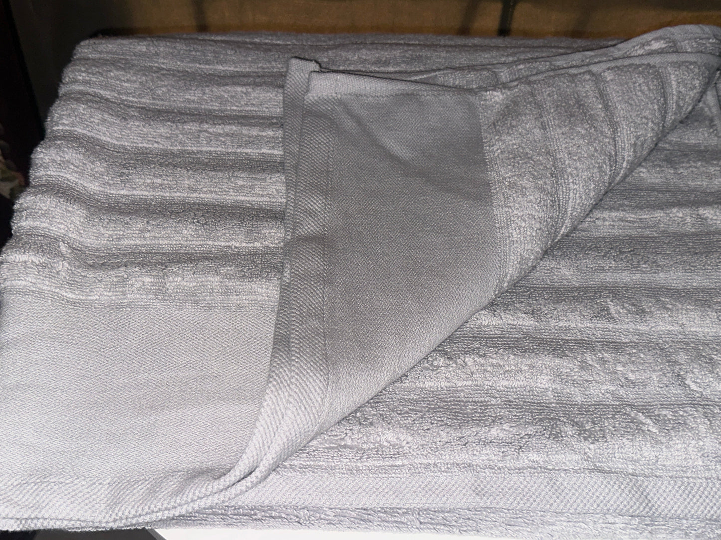 Platinum Collection | Silver Fog Zero Twist Bath sheet